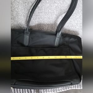 Black tote bag